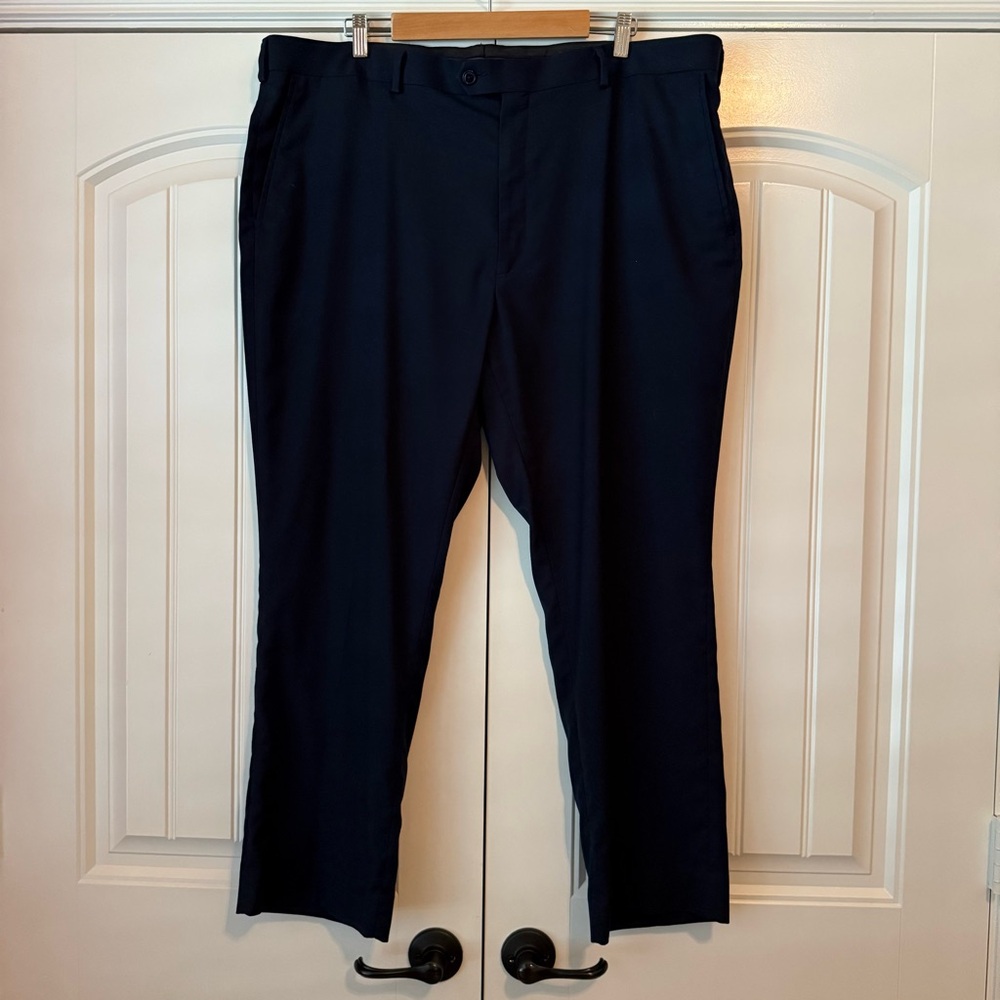Men's Travel Smart Navy Pants 42x29